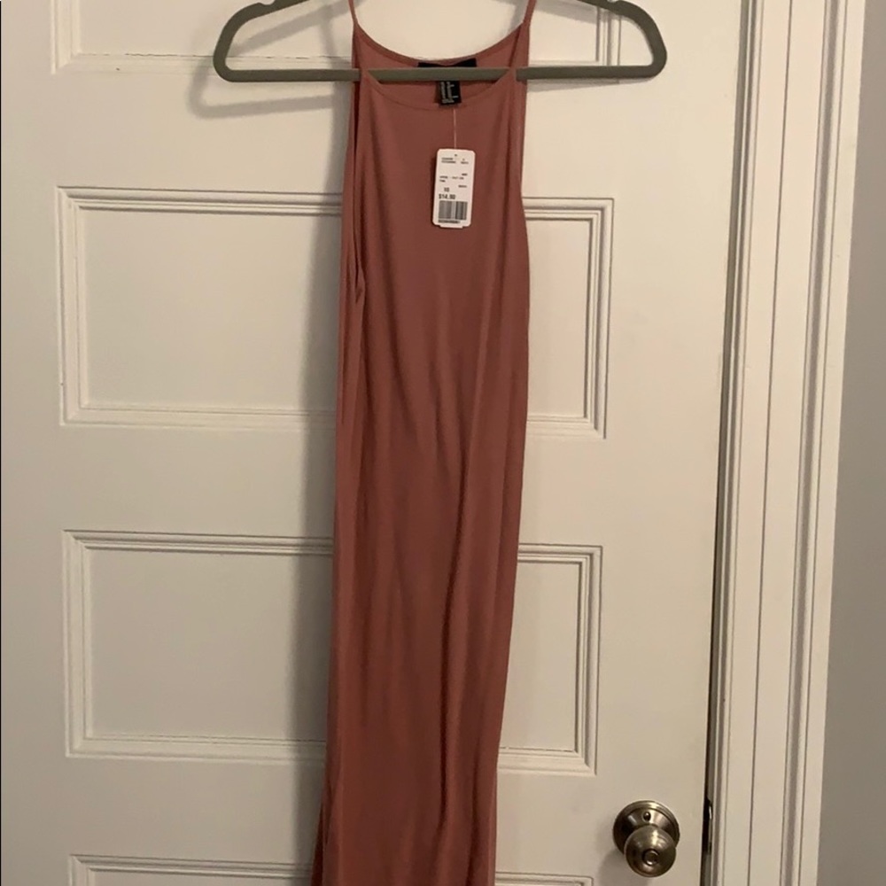 Dusty Rose Midi Dress
